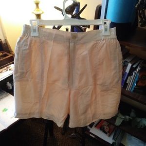 VINTAGE BEAUTEX SILK SHORTS W NYLON LINING, MEDIUM